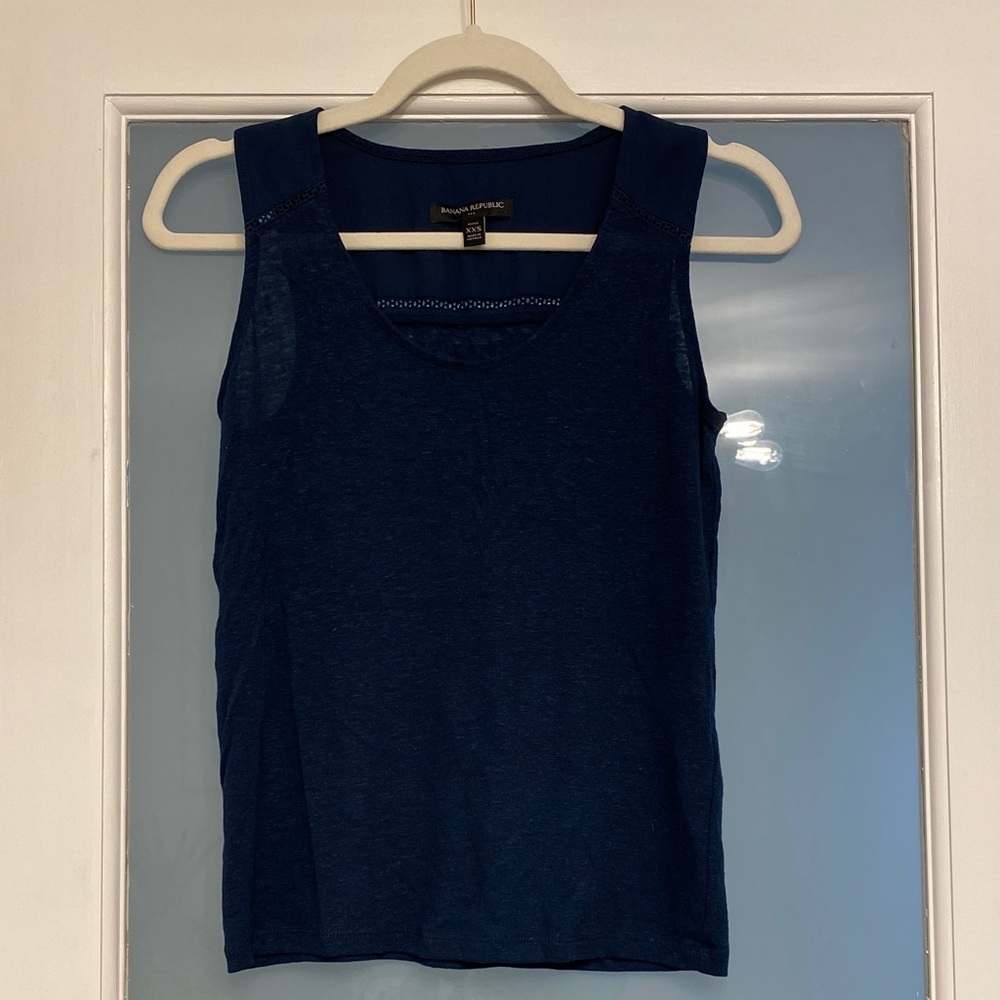 Banana Republic Deep Blue Tank Top